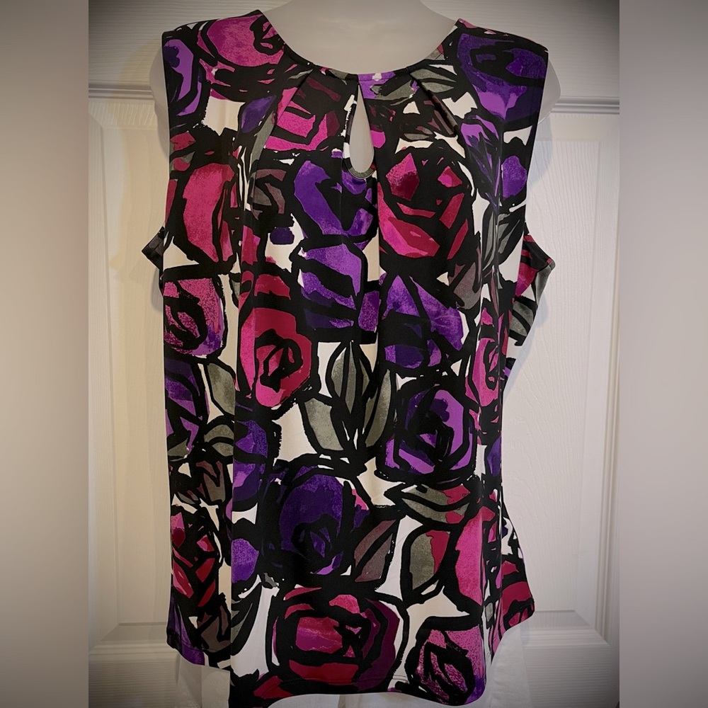 Kasper sleeveless blouse